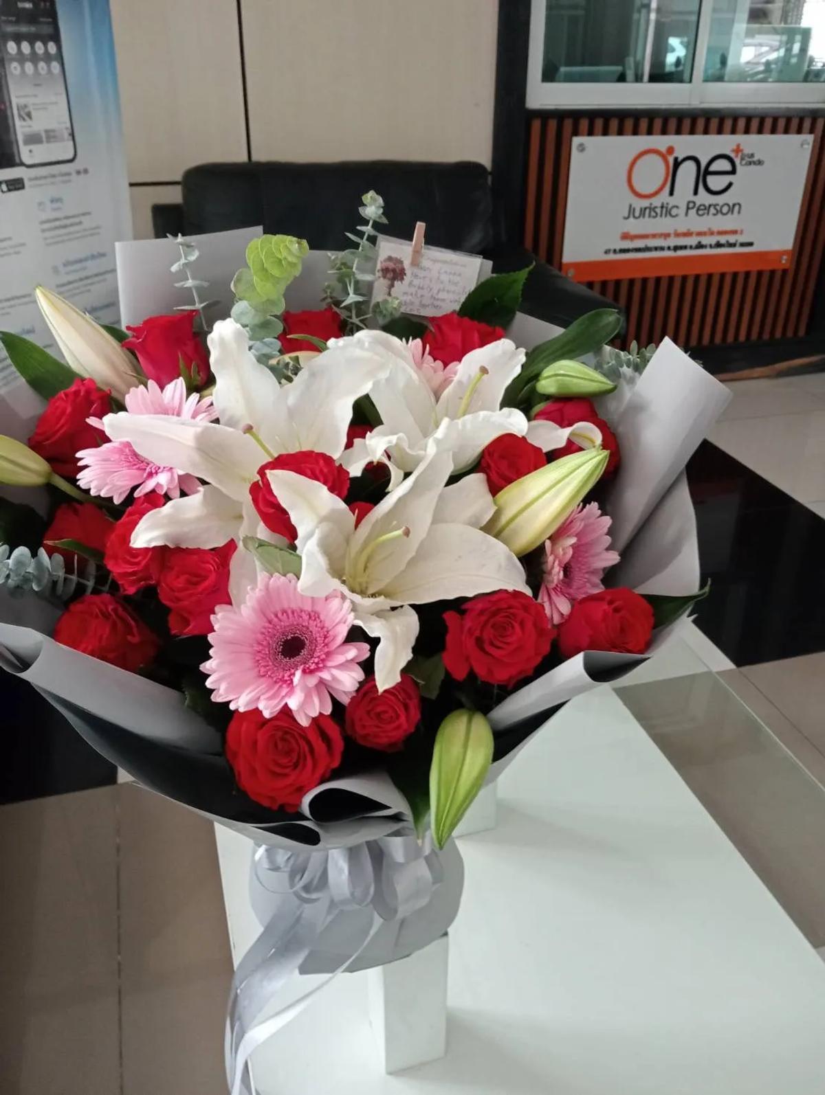 Beautiful boutique floral arrangement