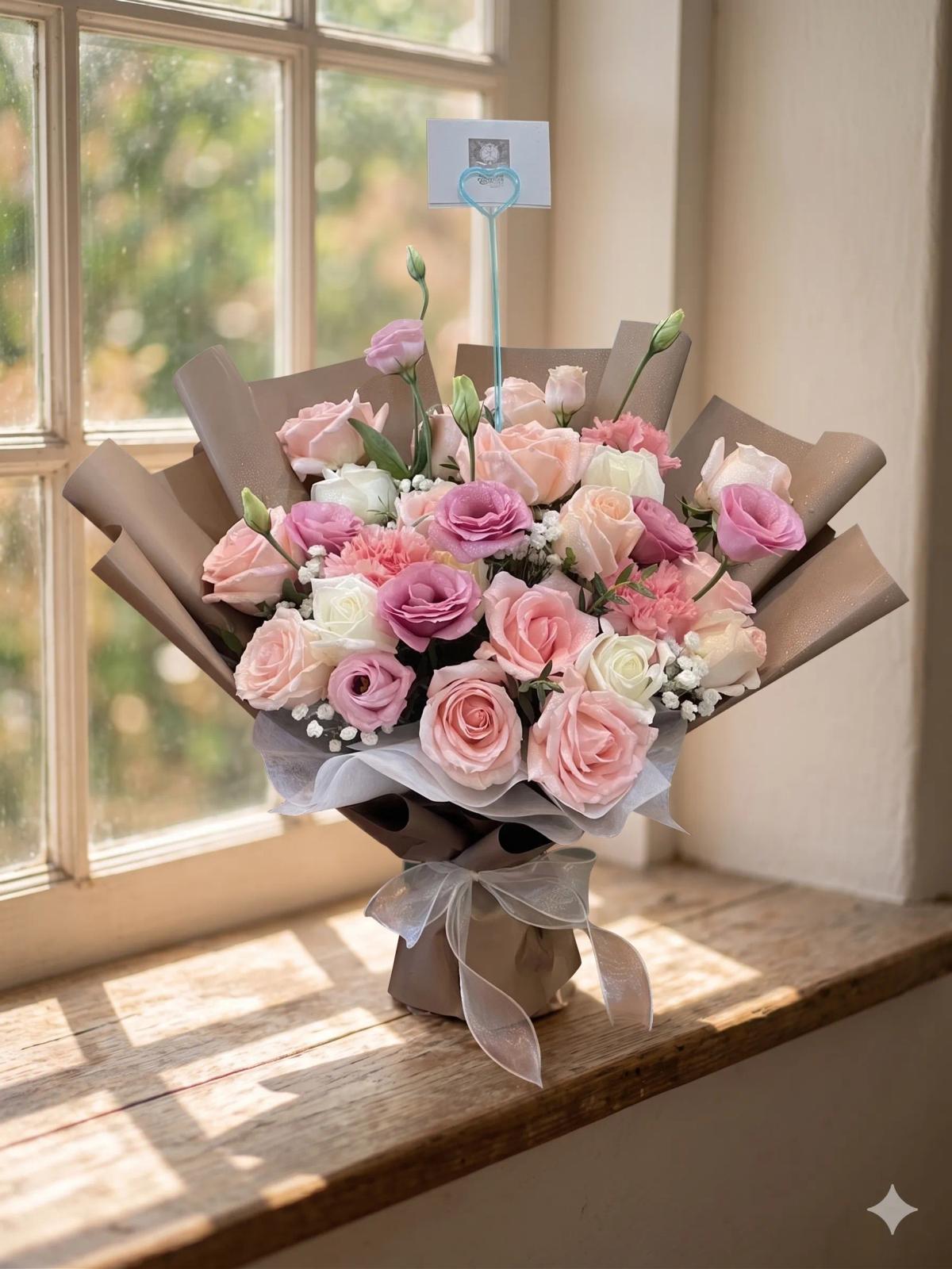 Beautiful boutique floral arrangement